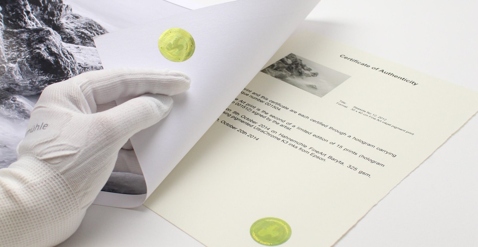 Certificate of Authenticity issued with every limited edition print