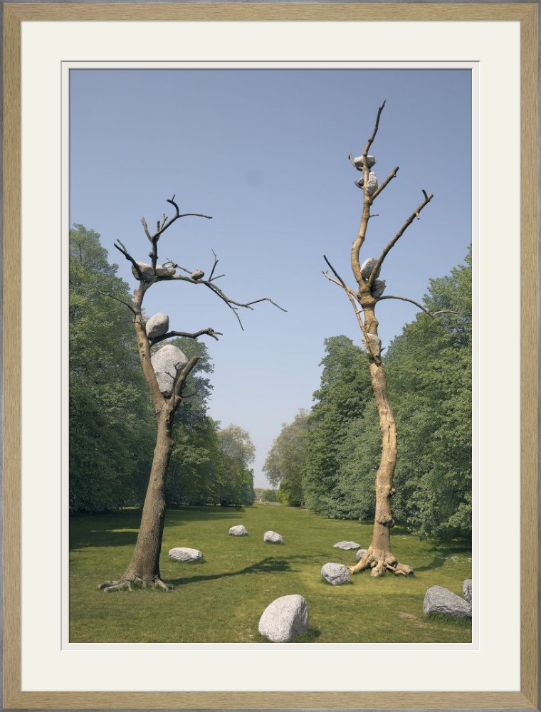 Framed fine art photograph from Hyde Park in a natural pale oak frame