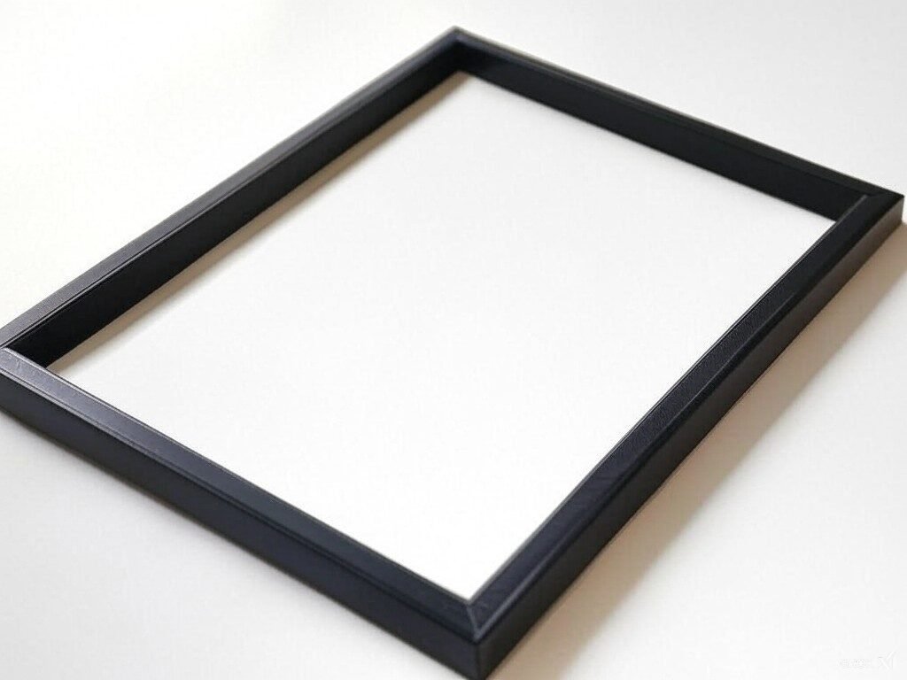 Frame 02 — Modern Black frame corner sample