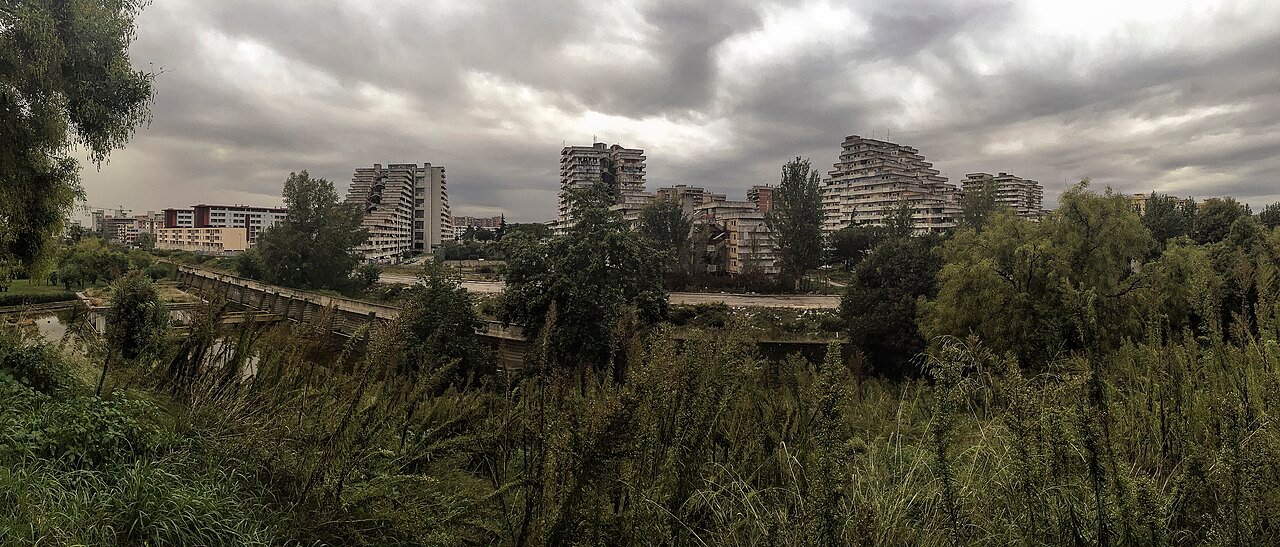 Vele di Scampia, brutalist social housing complex in Naples designed by Franz Di Salvo