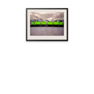 Block Fluo — archival pigment print by Ralph Vitolo, shown unframed