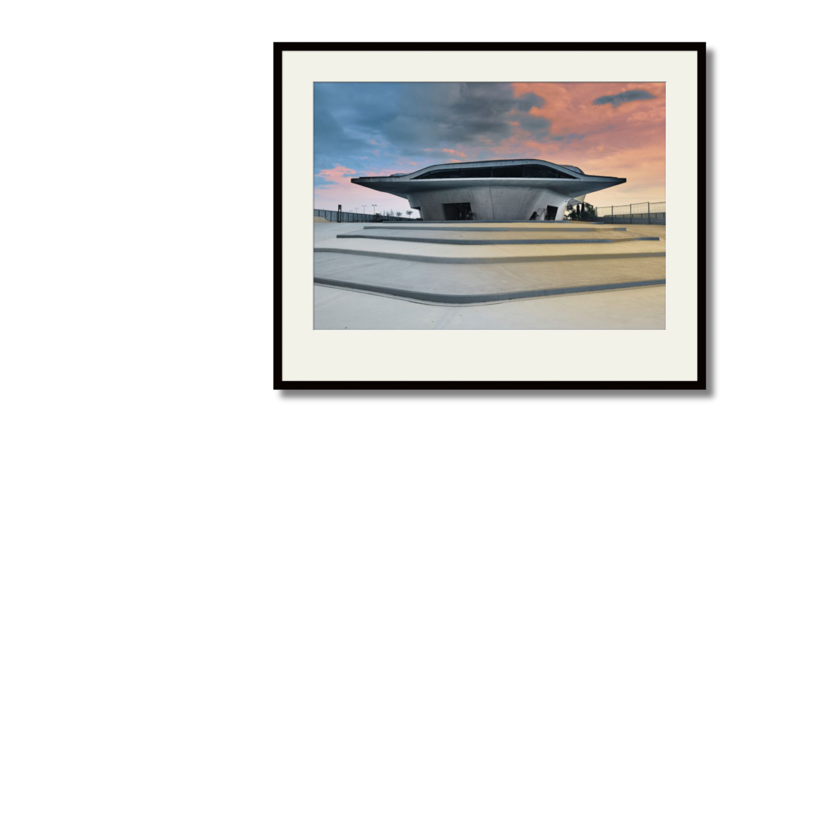 Concrete Spaceshift — archival pigment print by Ralph Vitolo, shown unframed
