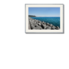 Cliff Blue — archival pigment print by Ralph Vitolo, shown unframed